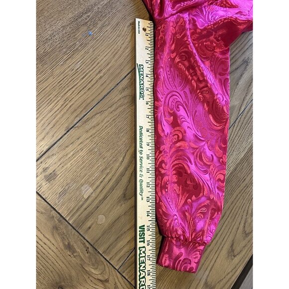 Charolette  VanHorne Pink Blouse Size 14 Vintage Formal Classic Gala Designer - Picture 10 of 11